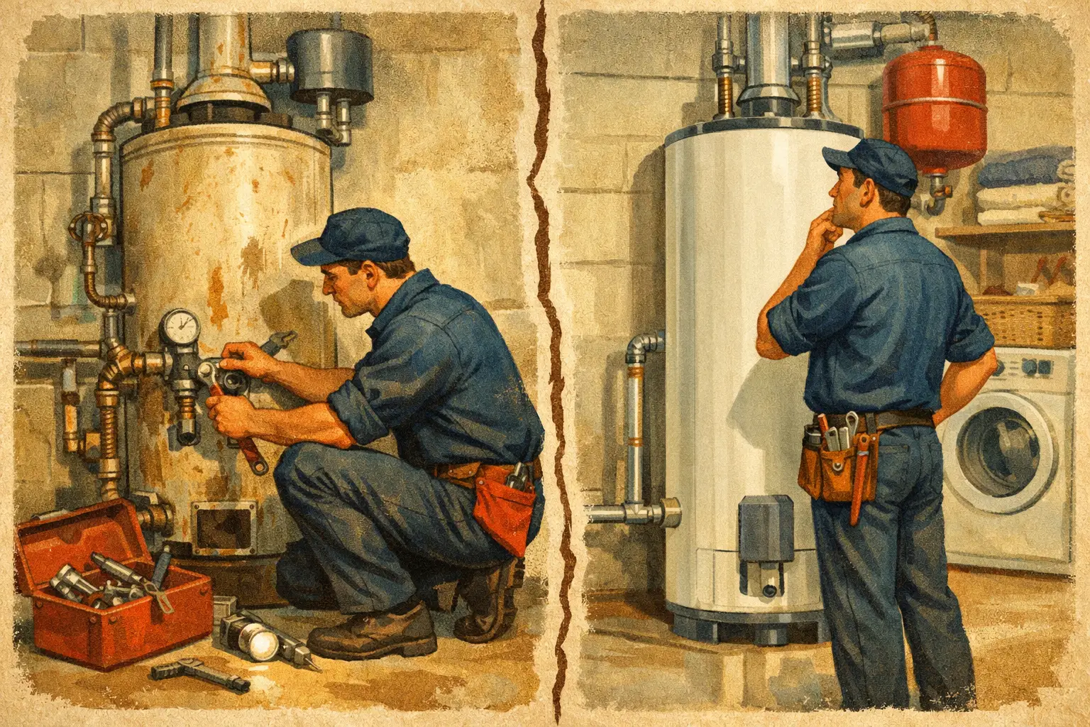 Water Heater Repair Versus Replacement Guide