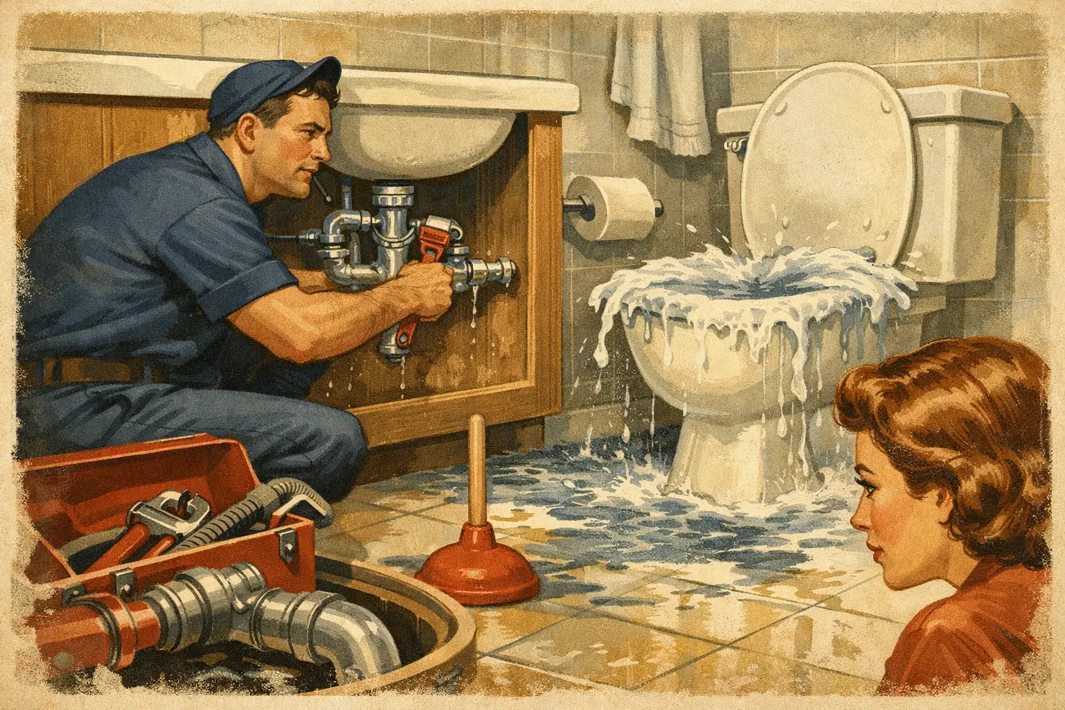 How to Stop Toilet Overflow Before It Floods