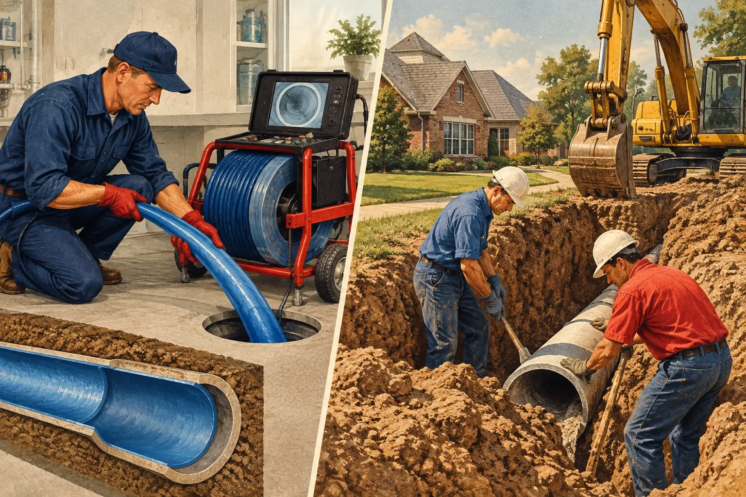 Trenchless Versus Traditional Sewer Repair