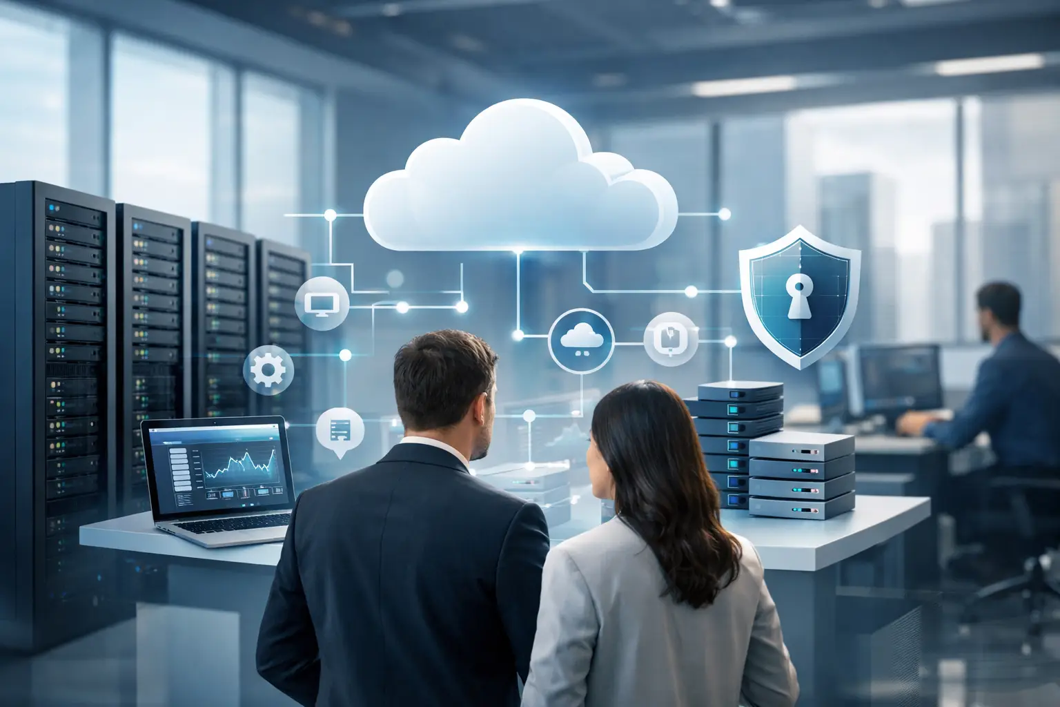 Serviços geridos de IT para empresas em escala