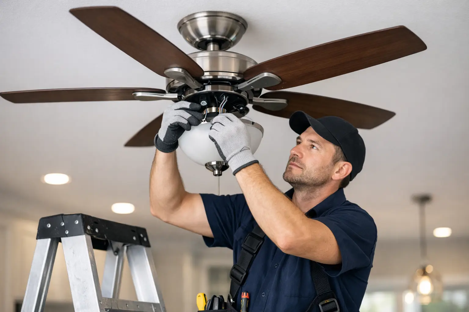 Can Electricians Install Ceiling Fans Safely?