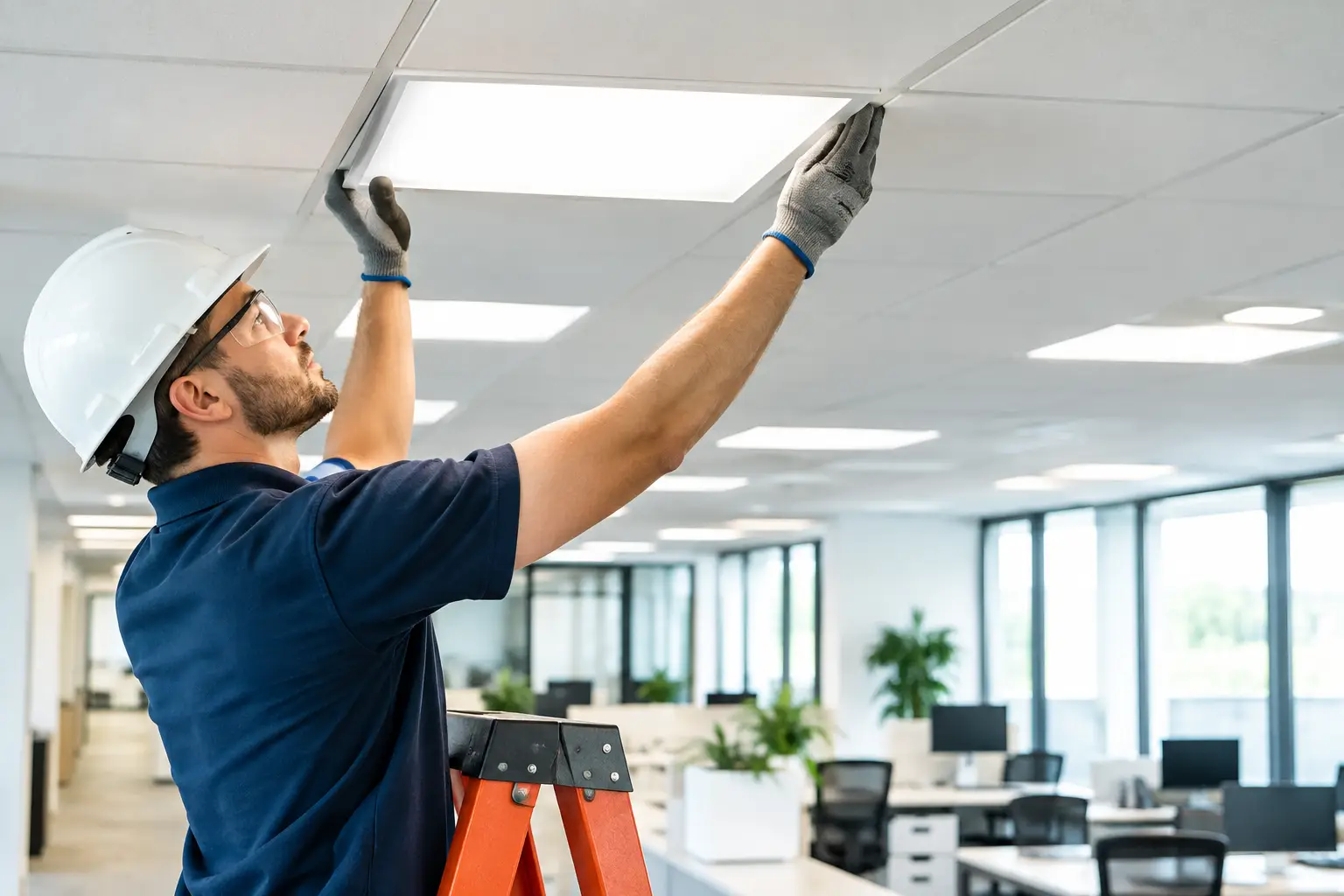 Office Lighting Retrofit for Better Workplaces