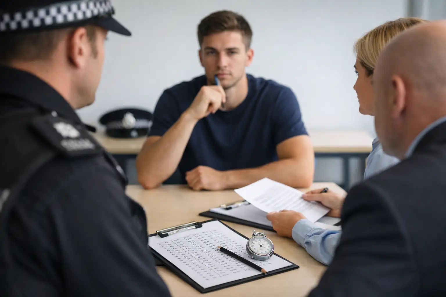 Can Police Applicants Retake Assessments in the UK?