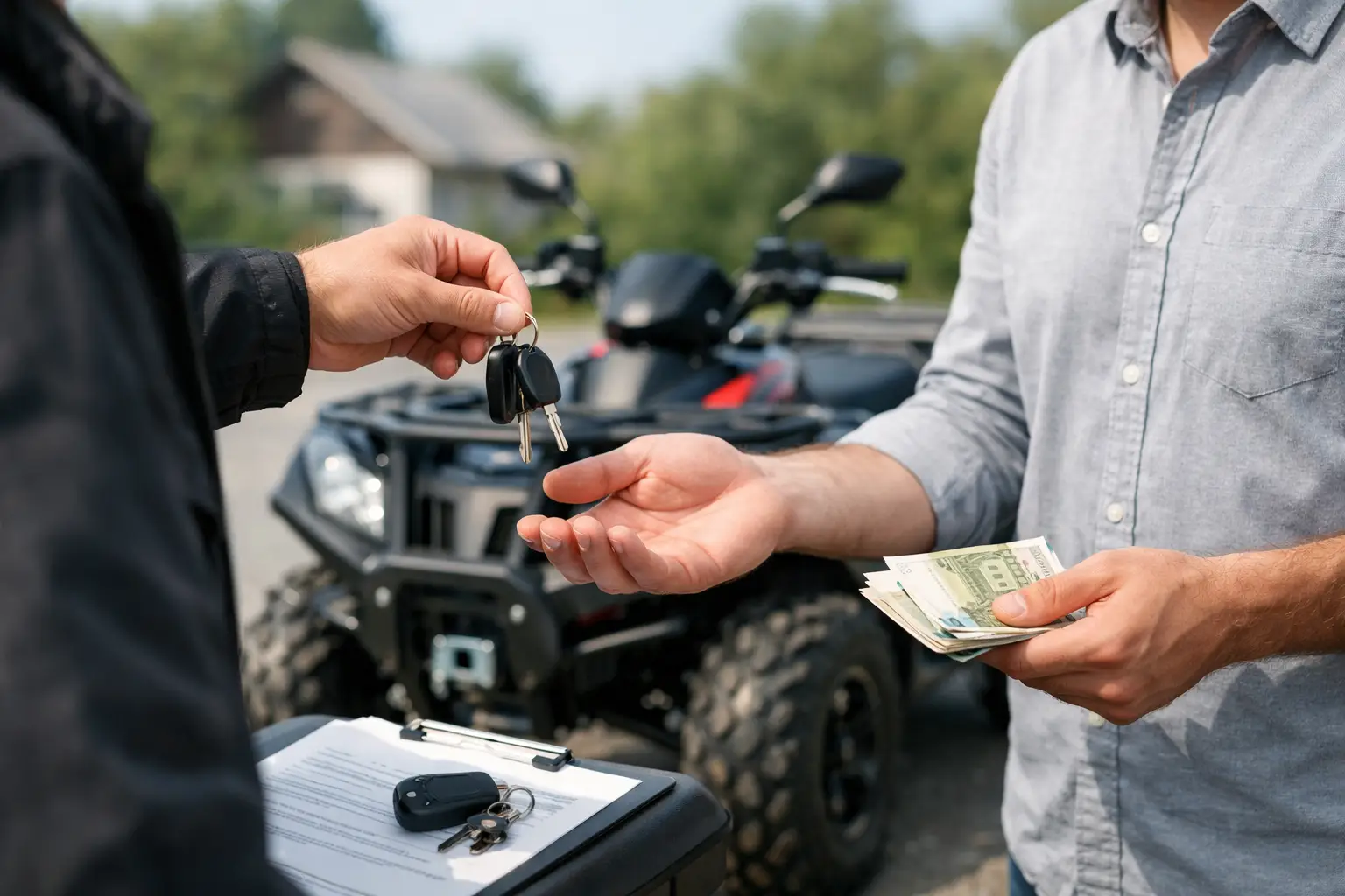 Quad ohne TÜV verkaufen - sicher und fair