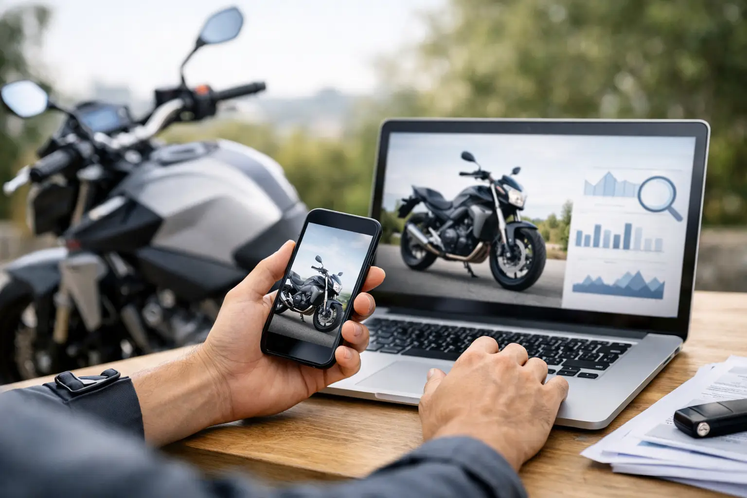 Kostenlose Motorradbewertung online nutzen