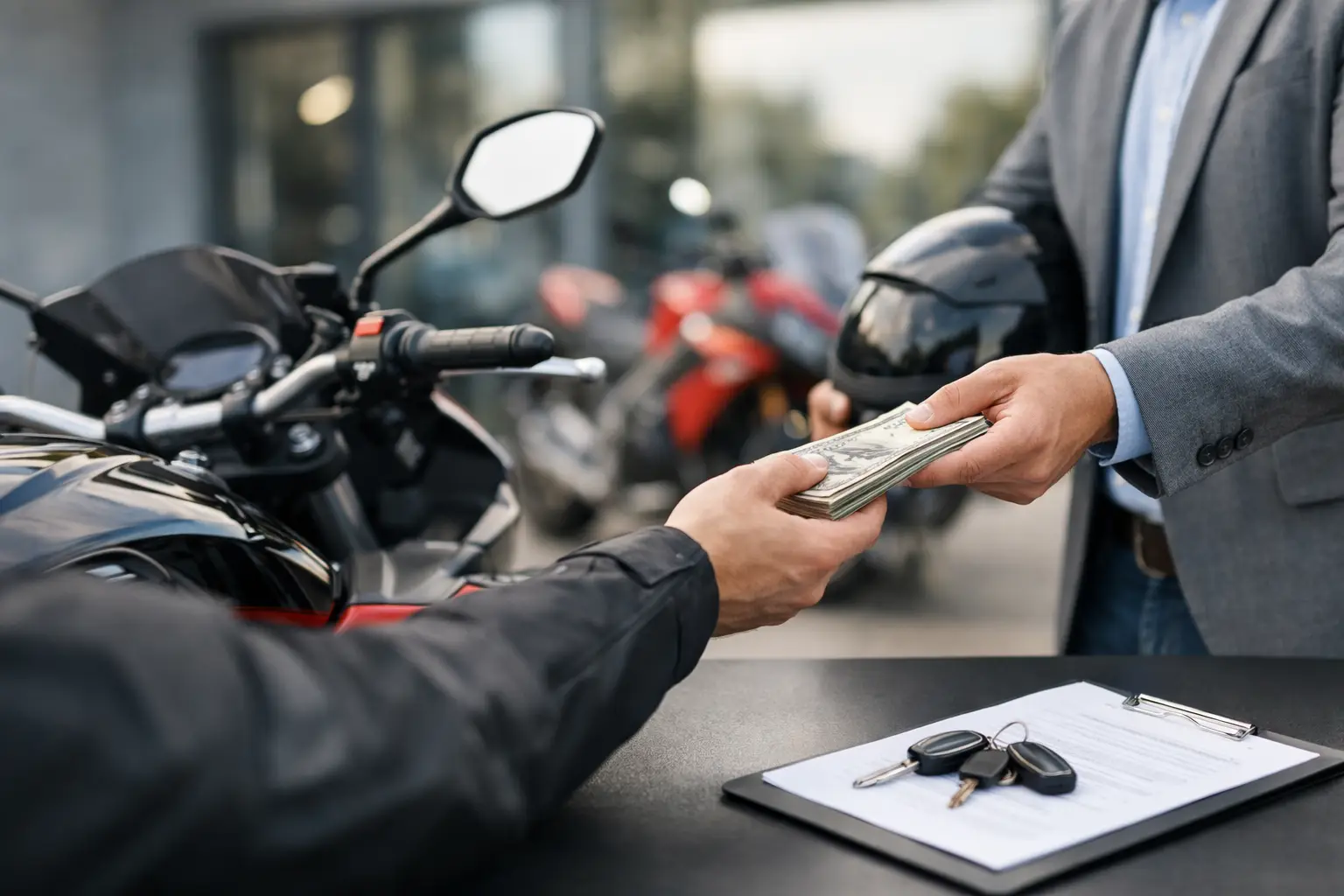 Motorradankauf mit sofortiger Auszahlung