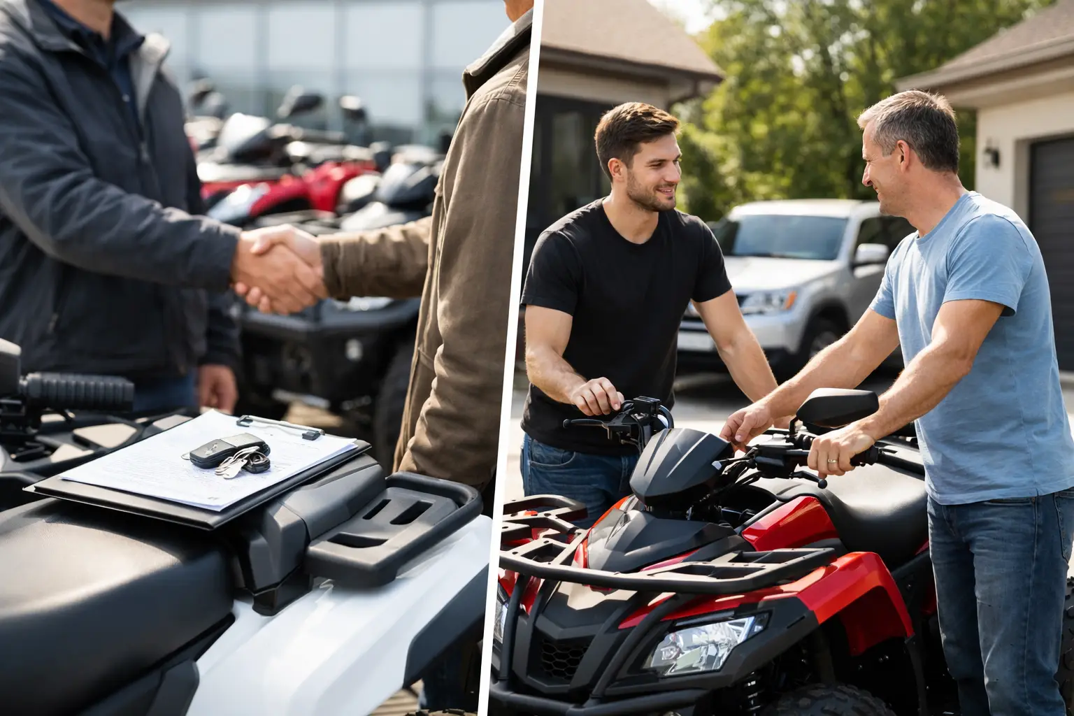 Rachat de quad ou vente privée: quelle option choisir ?