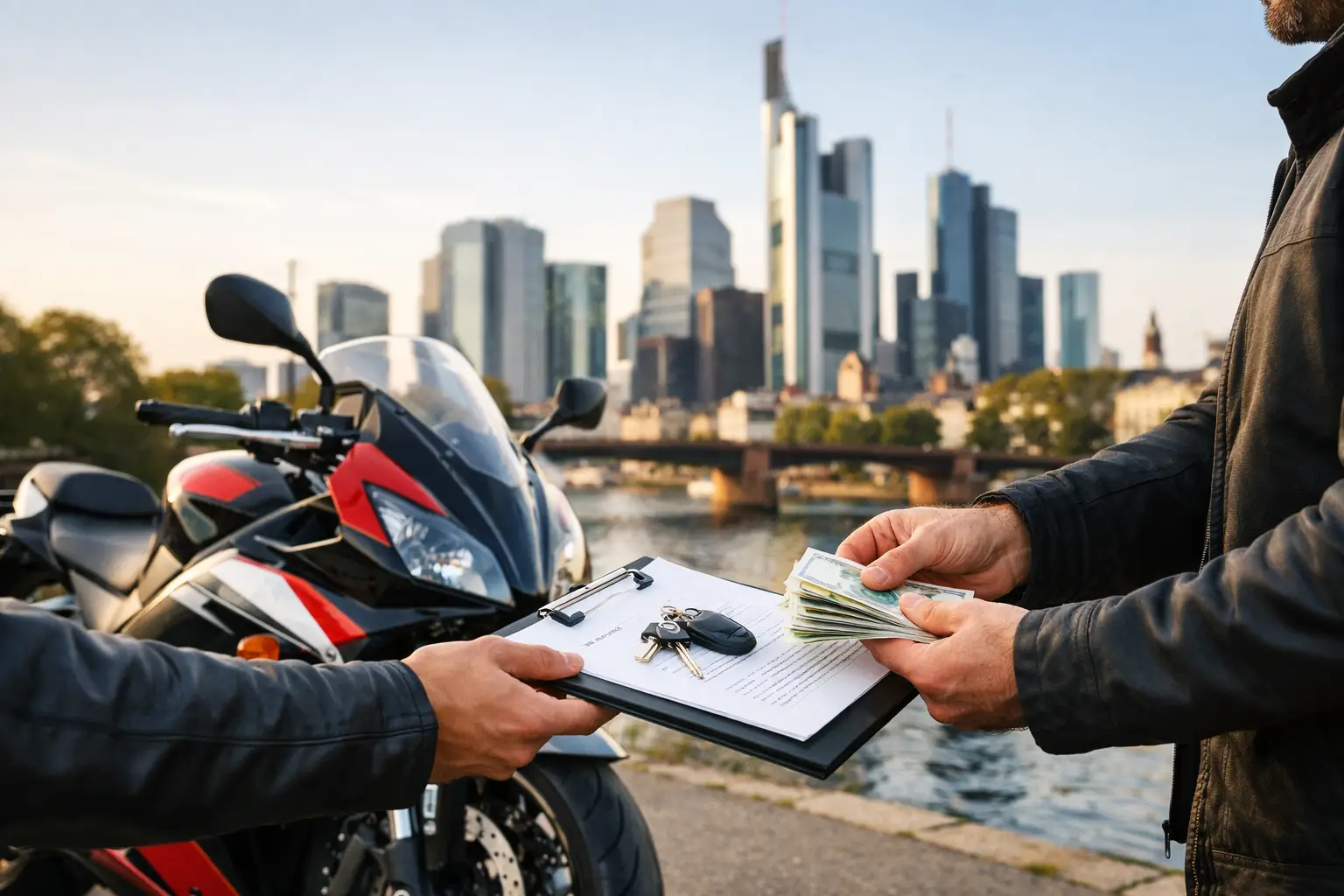 Motorrad Ankauf Frankfurt: Anfrage bis Auszahlung