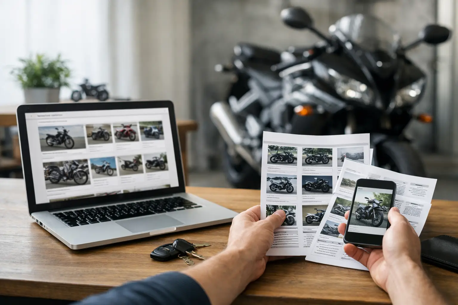 Motorradankauf: Portal oder Kleinanzeigen?