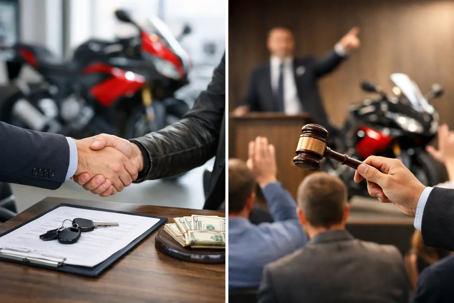 Motorrad Sofortverkauf oder Auktion?