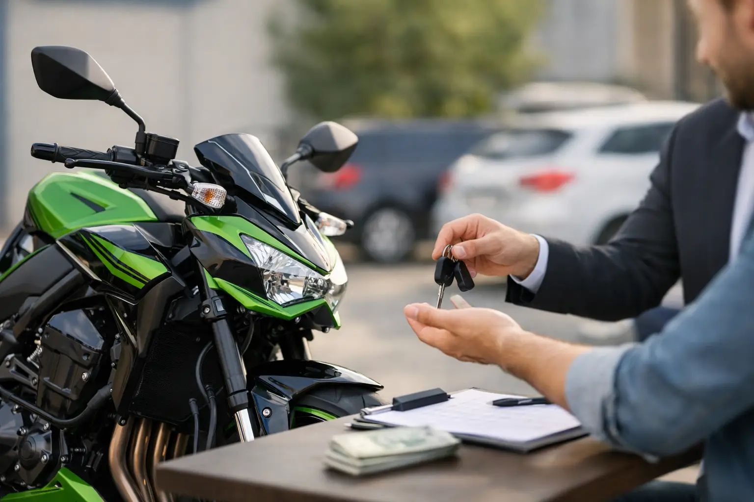 Kawasaki Motorrad verkaufen - worauf du achtest