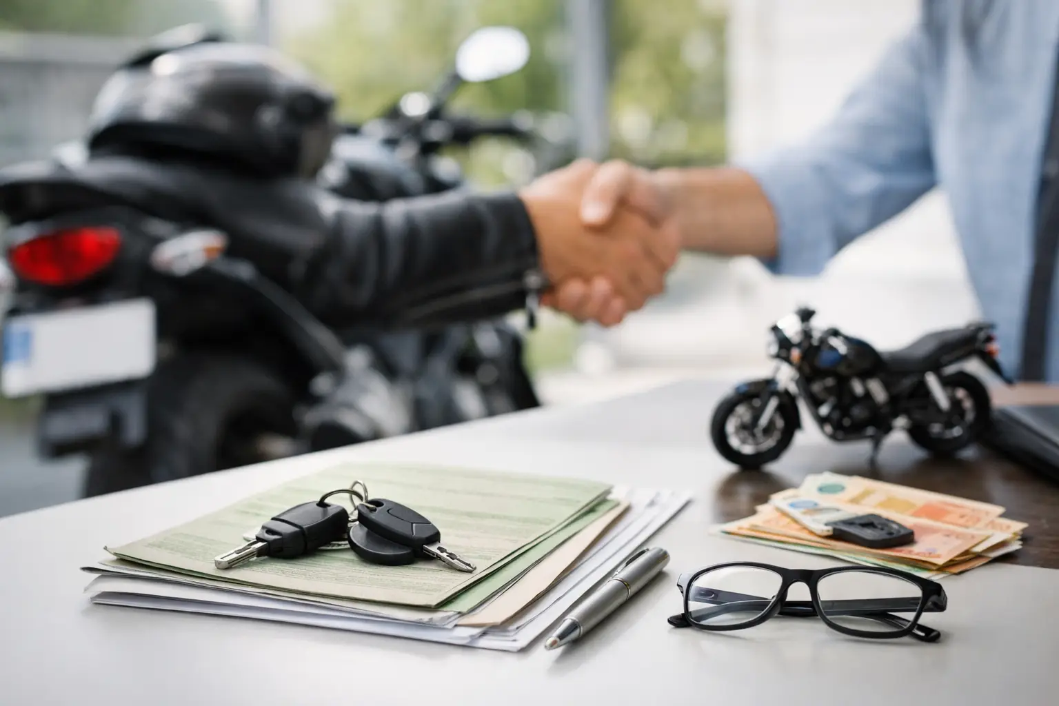 Motorrad Abmeldung nach Verkauf richtig regeln