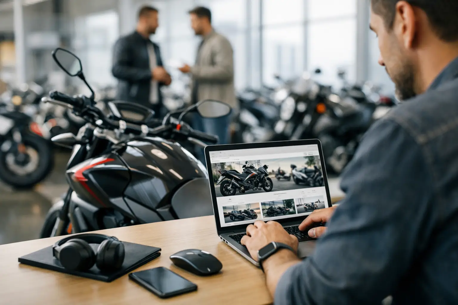 Motorrad Händler Platform richtig nutzen