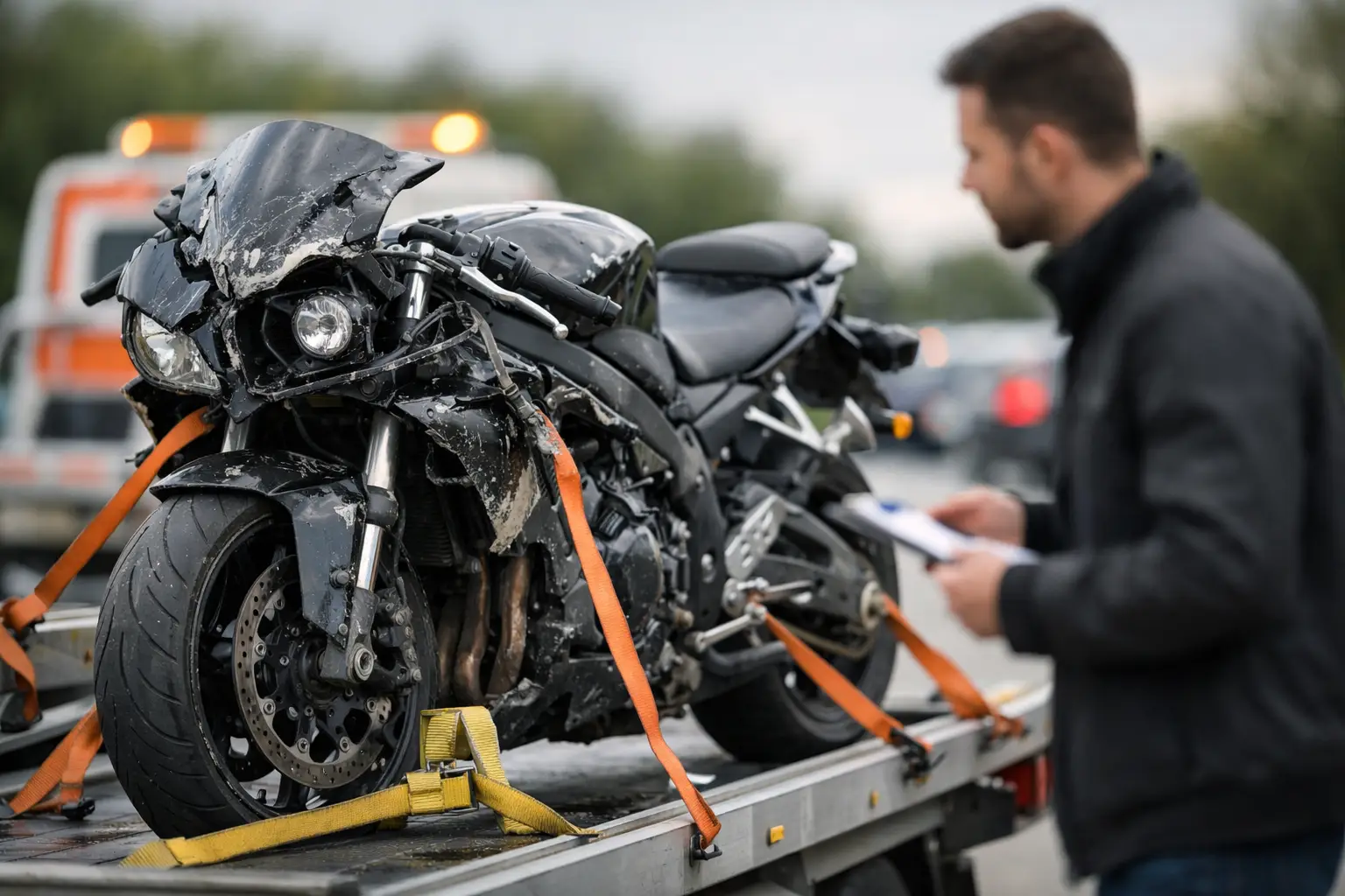 Unfallmotorrad verkaufen: Was beachten?