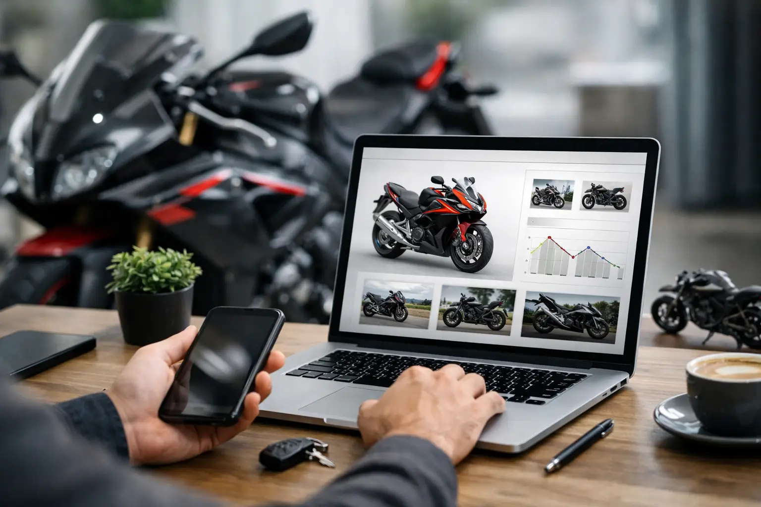 Motorrad Restwert online ermitteln