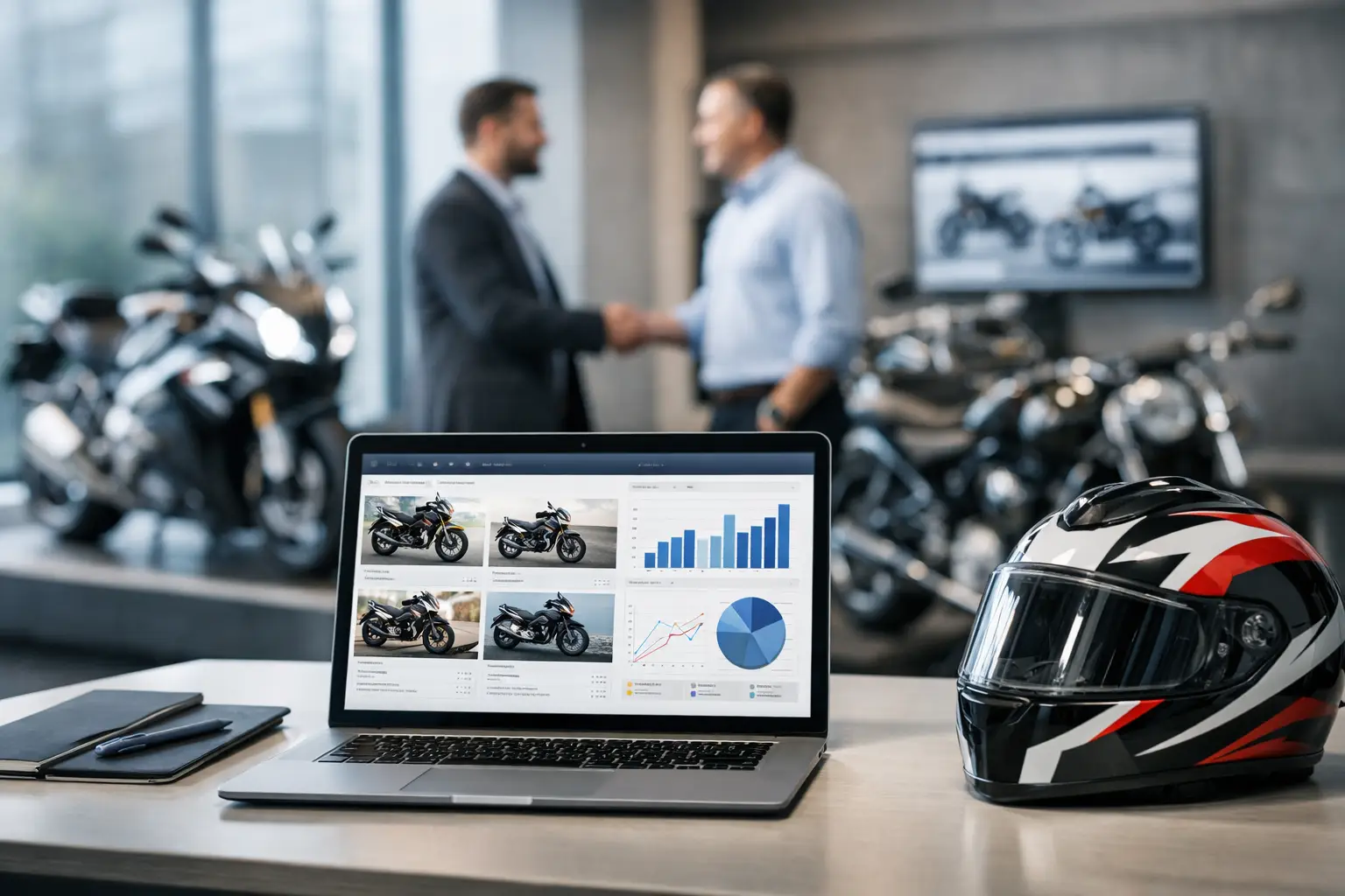 Motorrad B2B Plattform richtig nutzen