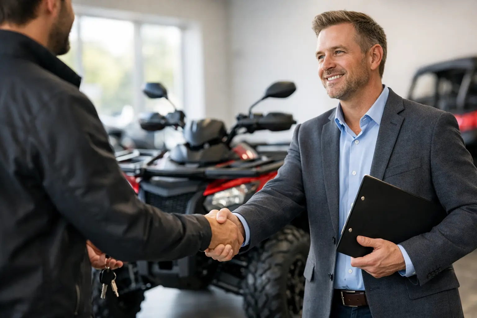 Quad sicher an Händler verkaufen
