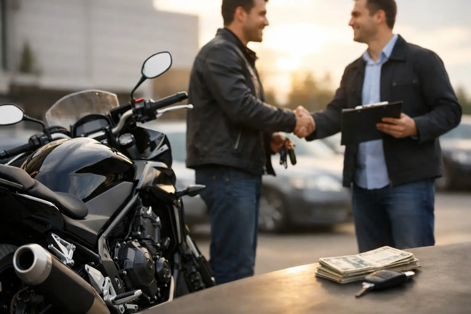 Gebrauchtes Motorrad schnell verkaufen