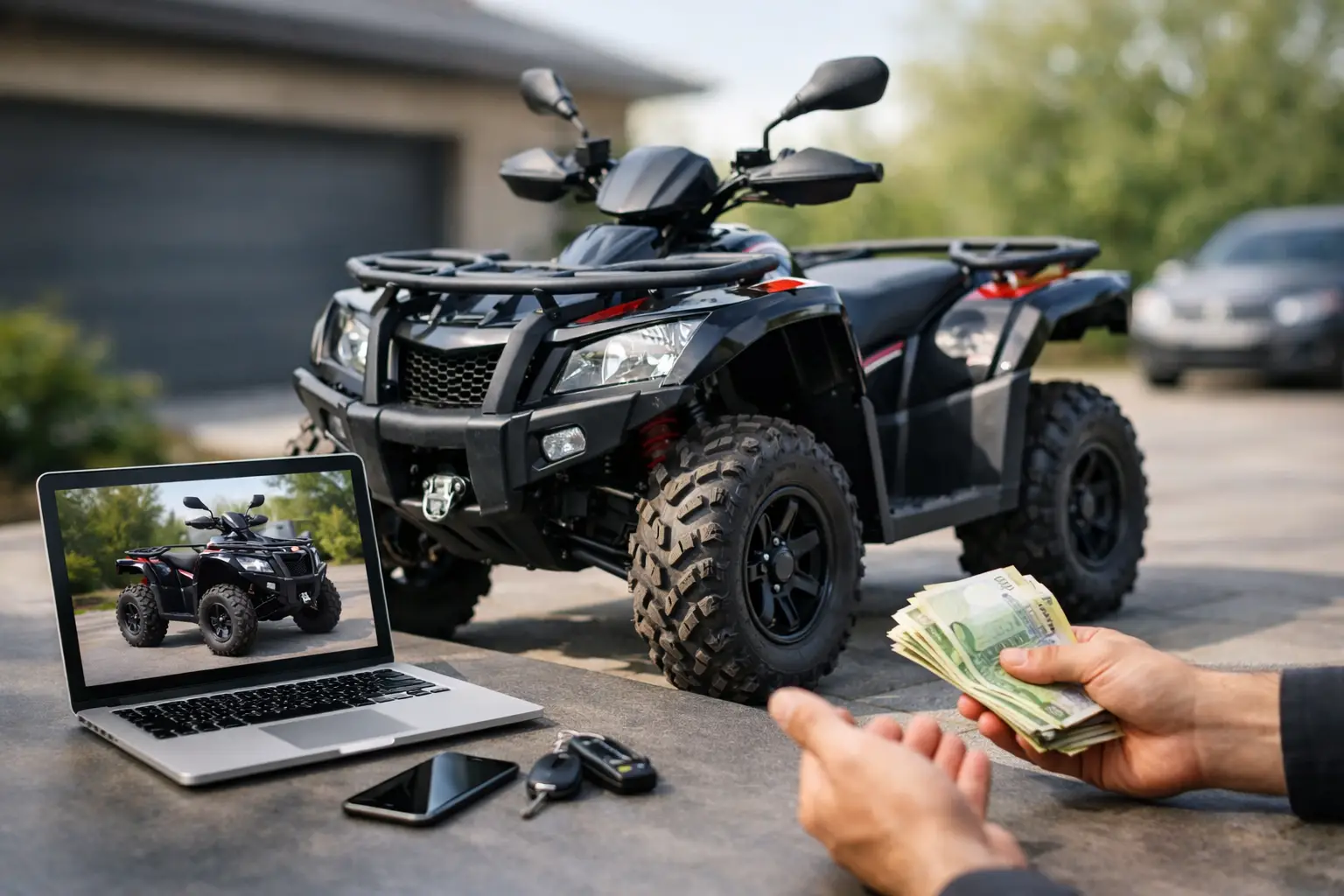 Quad online verkaufen - sicher und fair