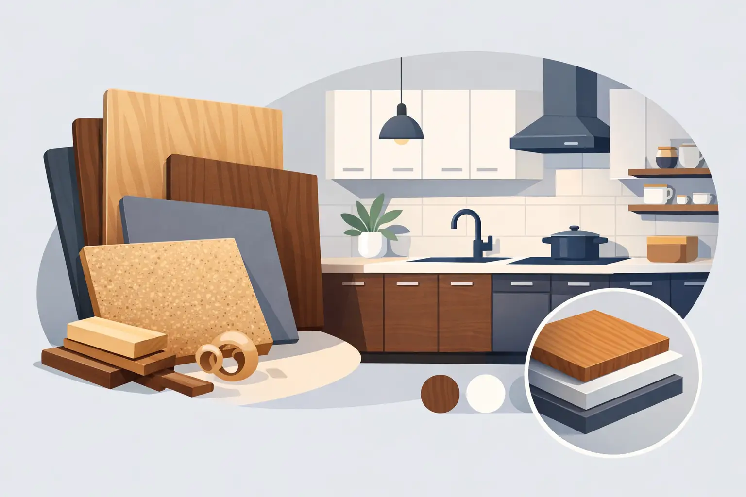 What Is Kitchen Cabinets Made Of?