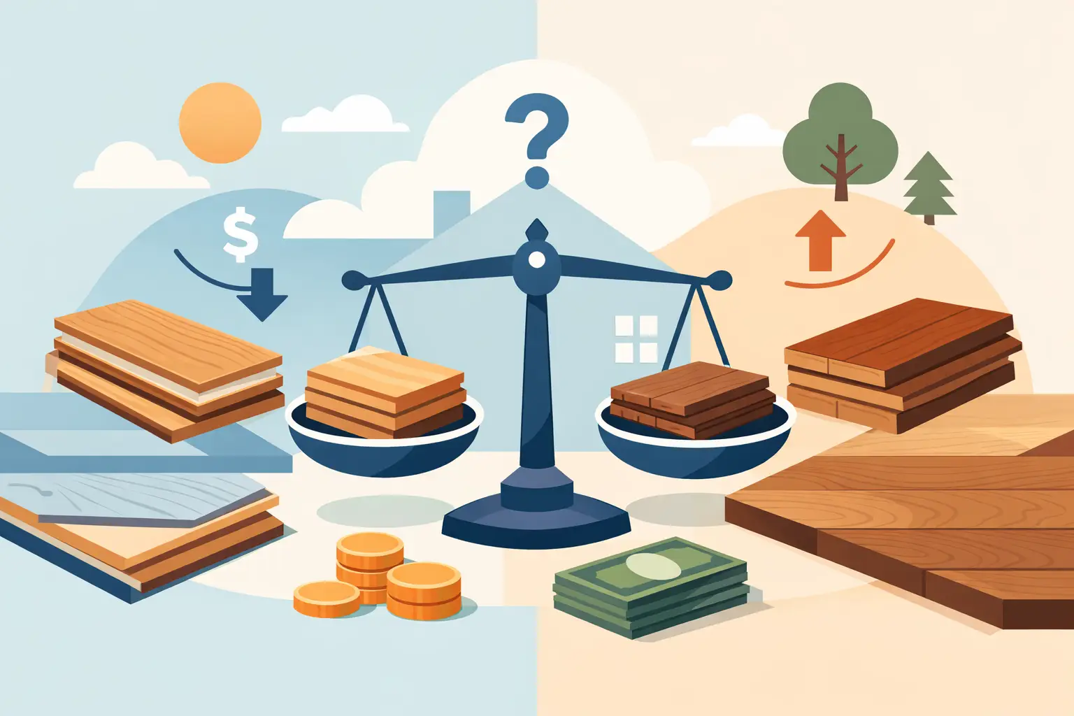 Laminate Flooring Versus Hardwood Costs Explained