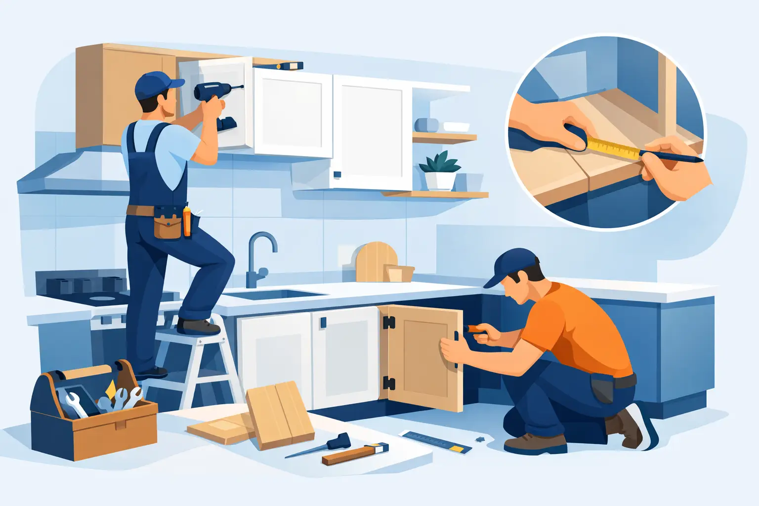 How to Kitchen Cabinets Install Right
