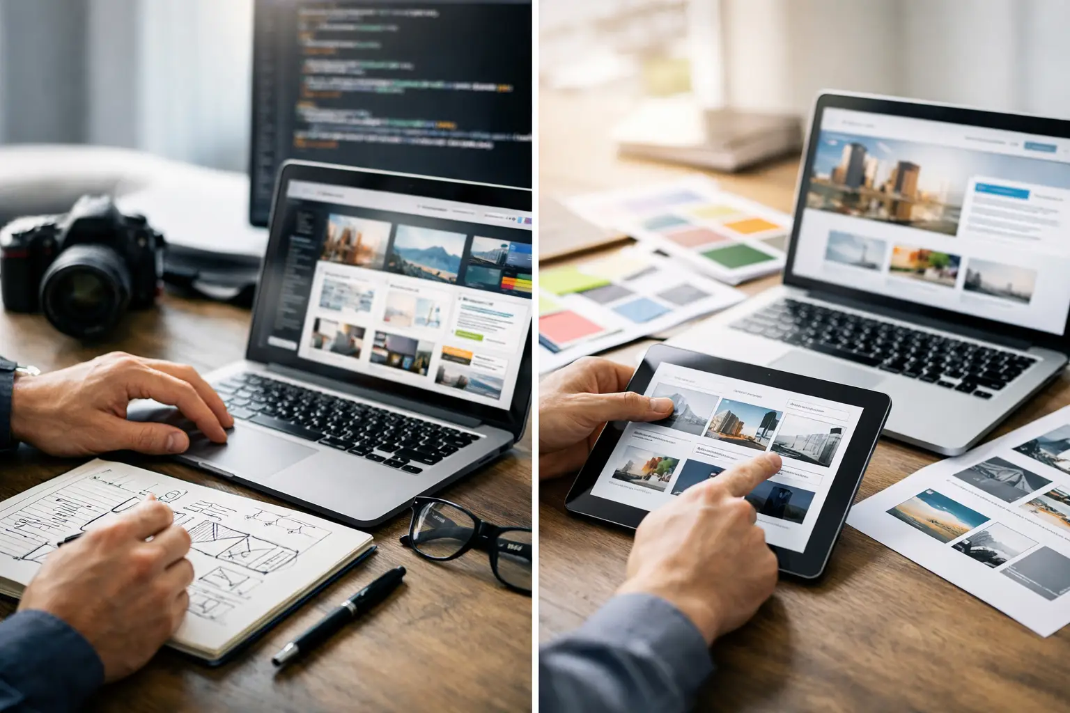 Maatwerk website versus template vergelijken