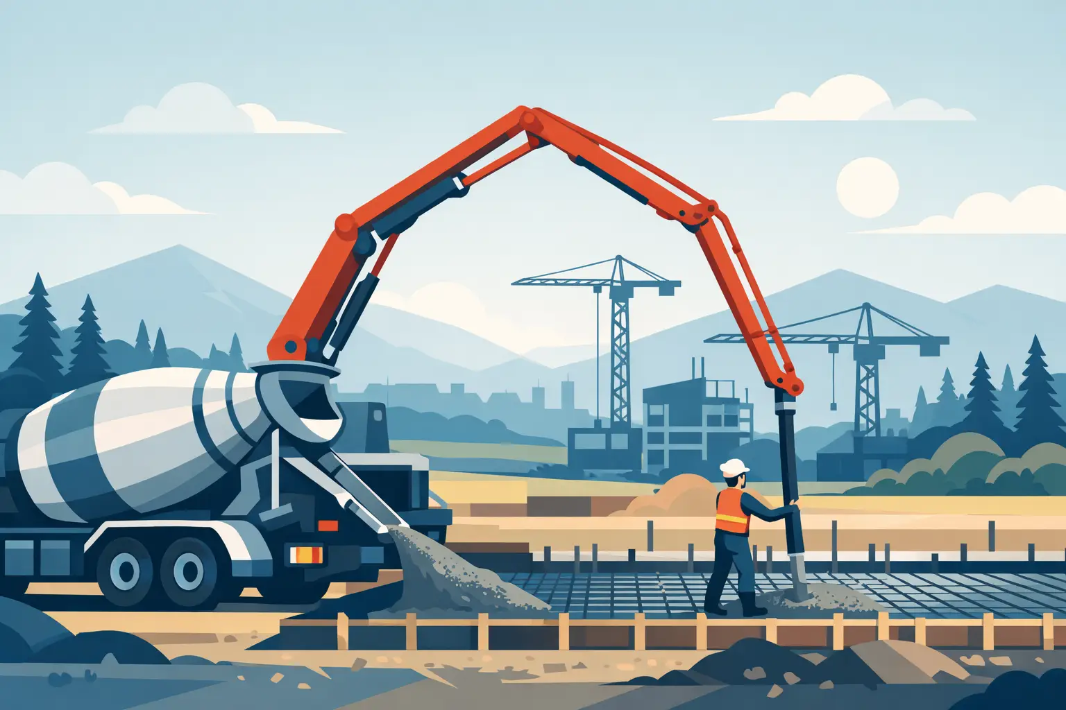 Concrete Pumping Services Central Alberta