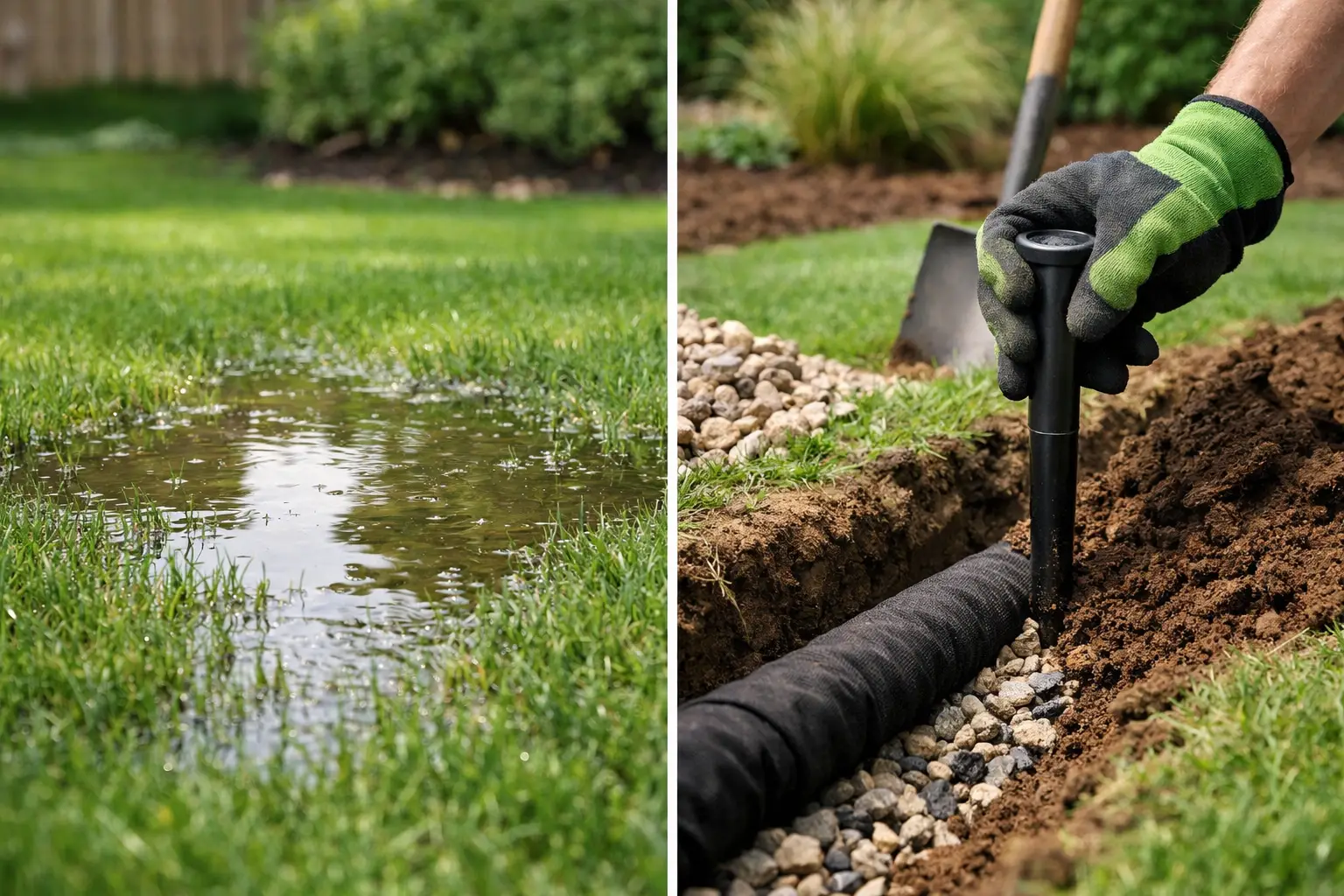 How to Improve Lawn Drainage Without Guesswork
