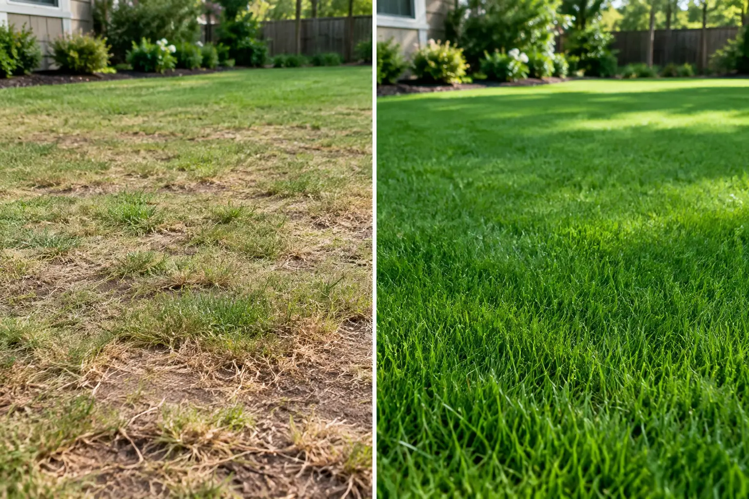 What Lawn Recovery Before and After Really Shows