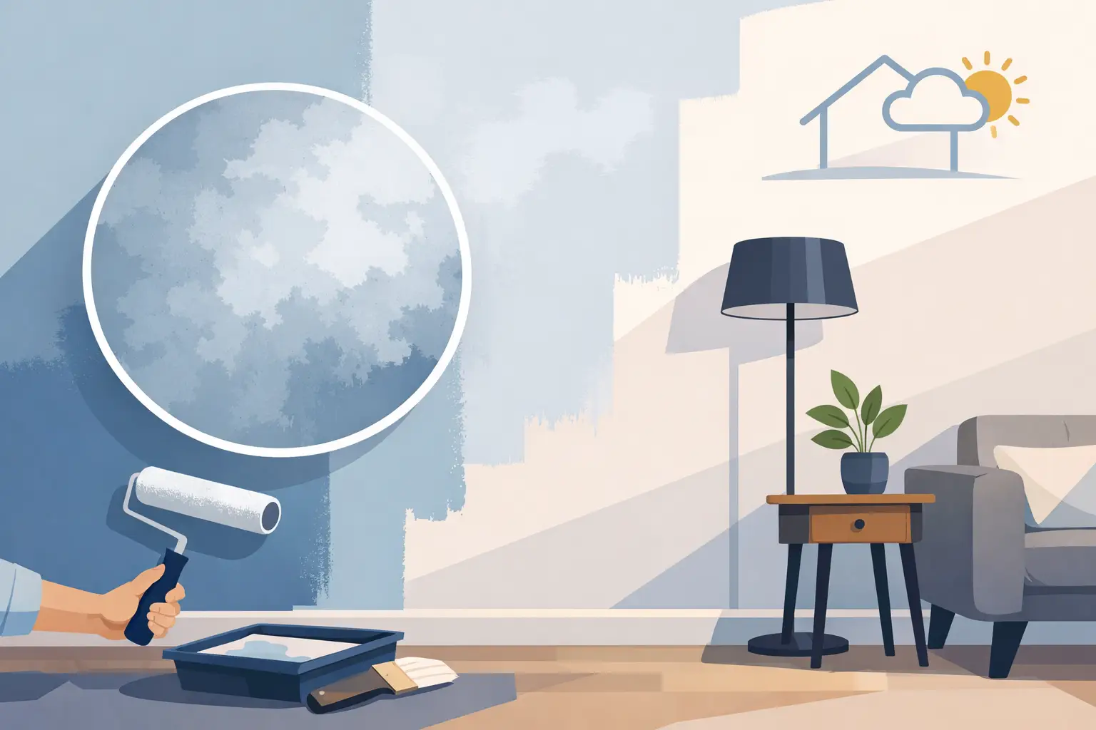 Paint Flashing: Why Walls Look Uneven After Drying