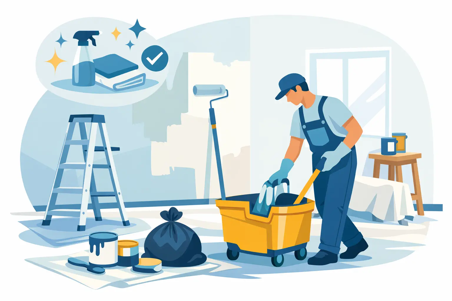 How to Keep a Painting Job Site Clean