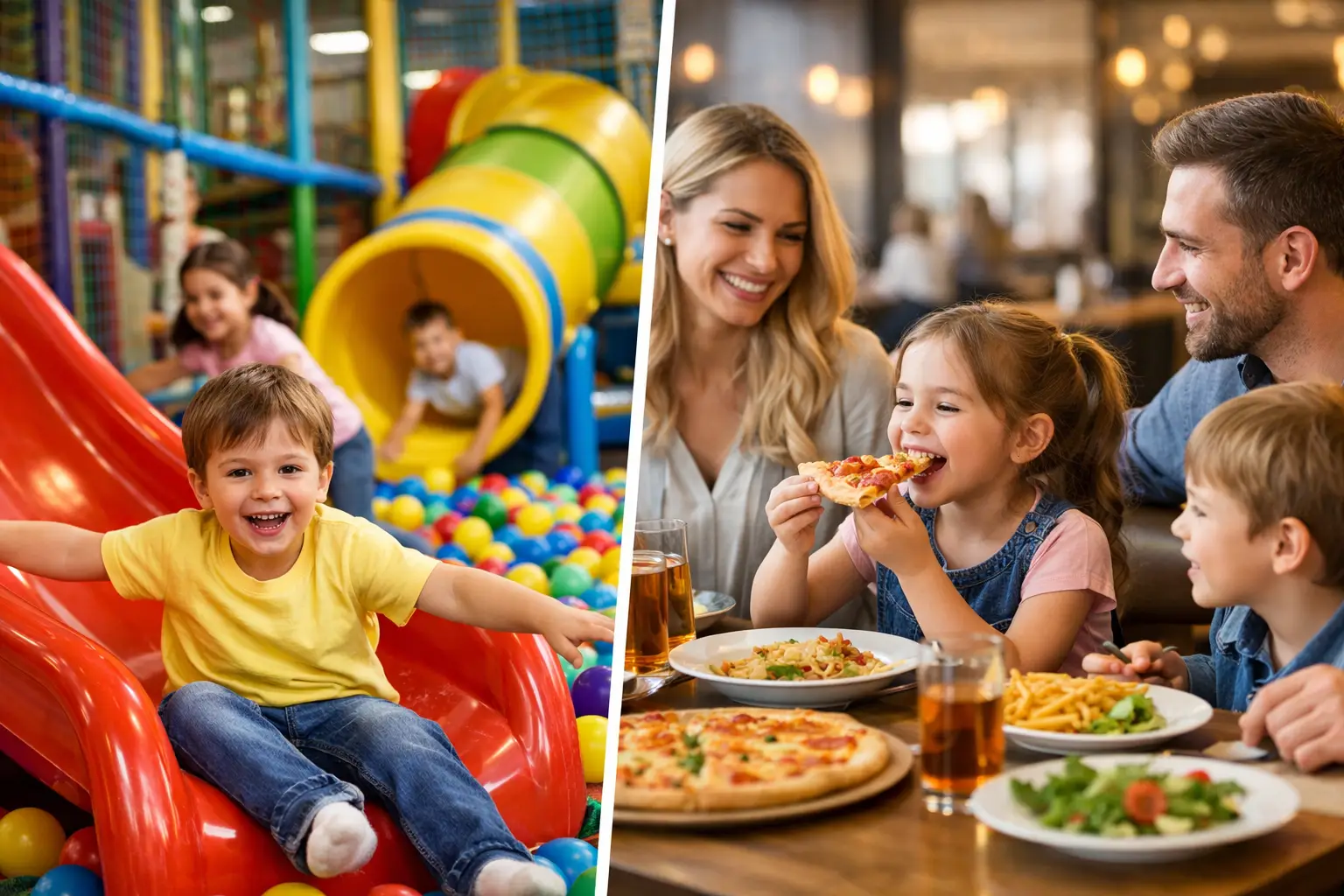 Ludoteca o ristorante bambini: cosa scegliere