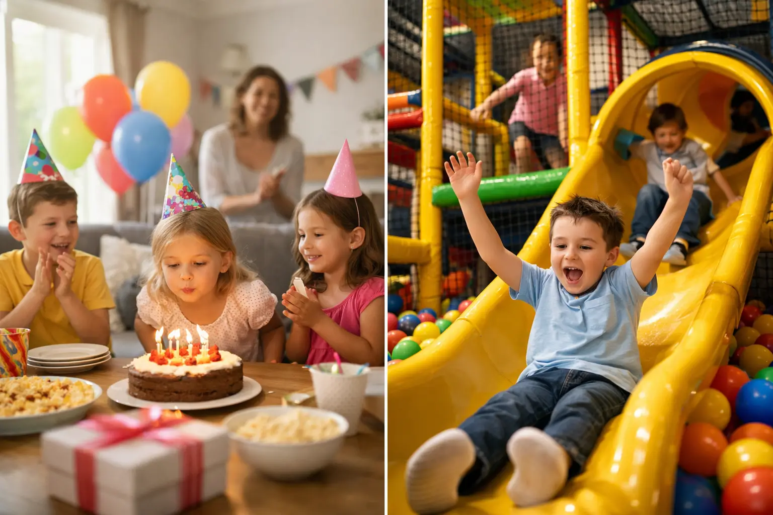 Festa a casa o ludoteca: cosa conviene?