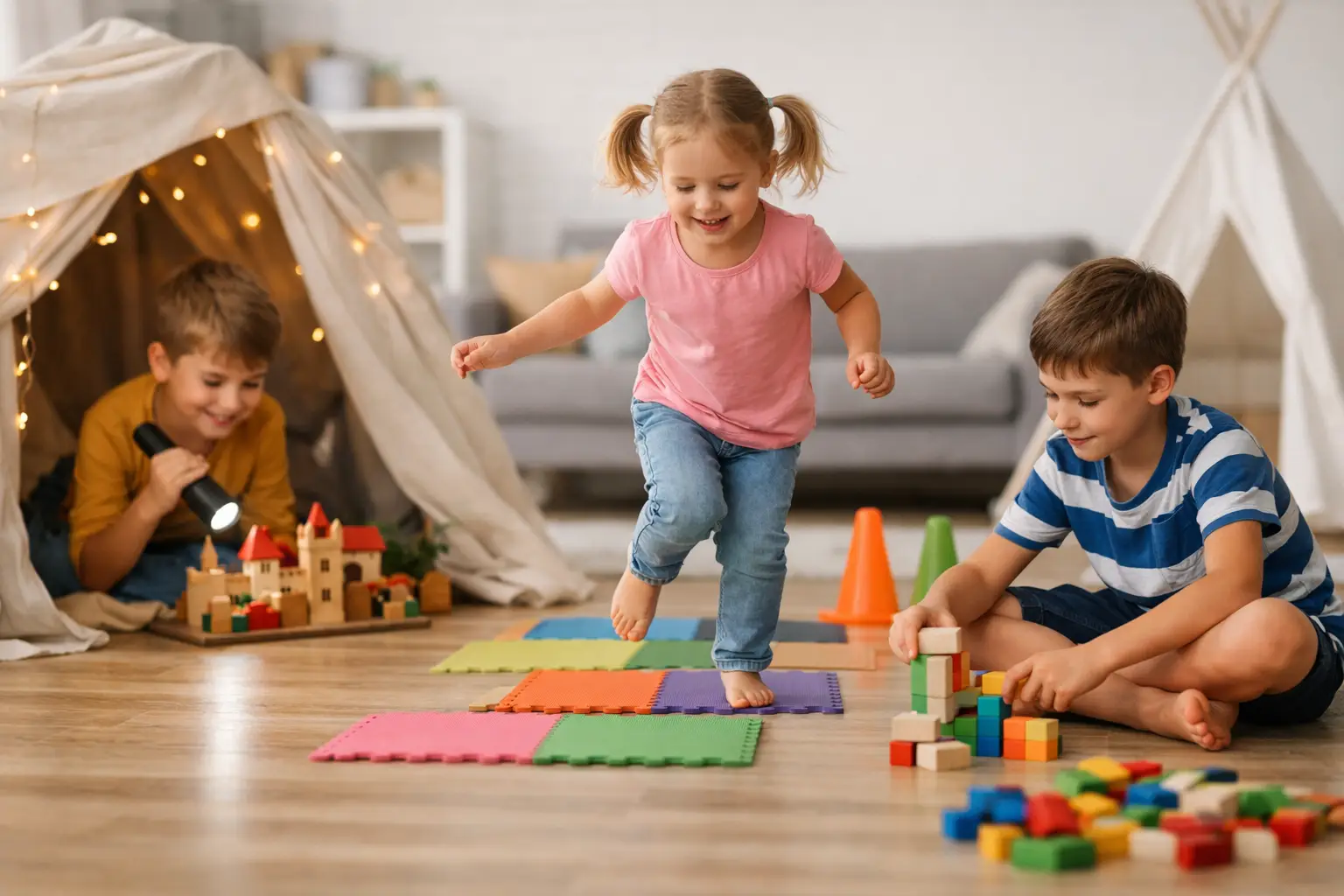 10 giochi indoor per bambini da provare