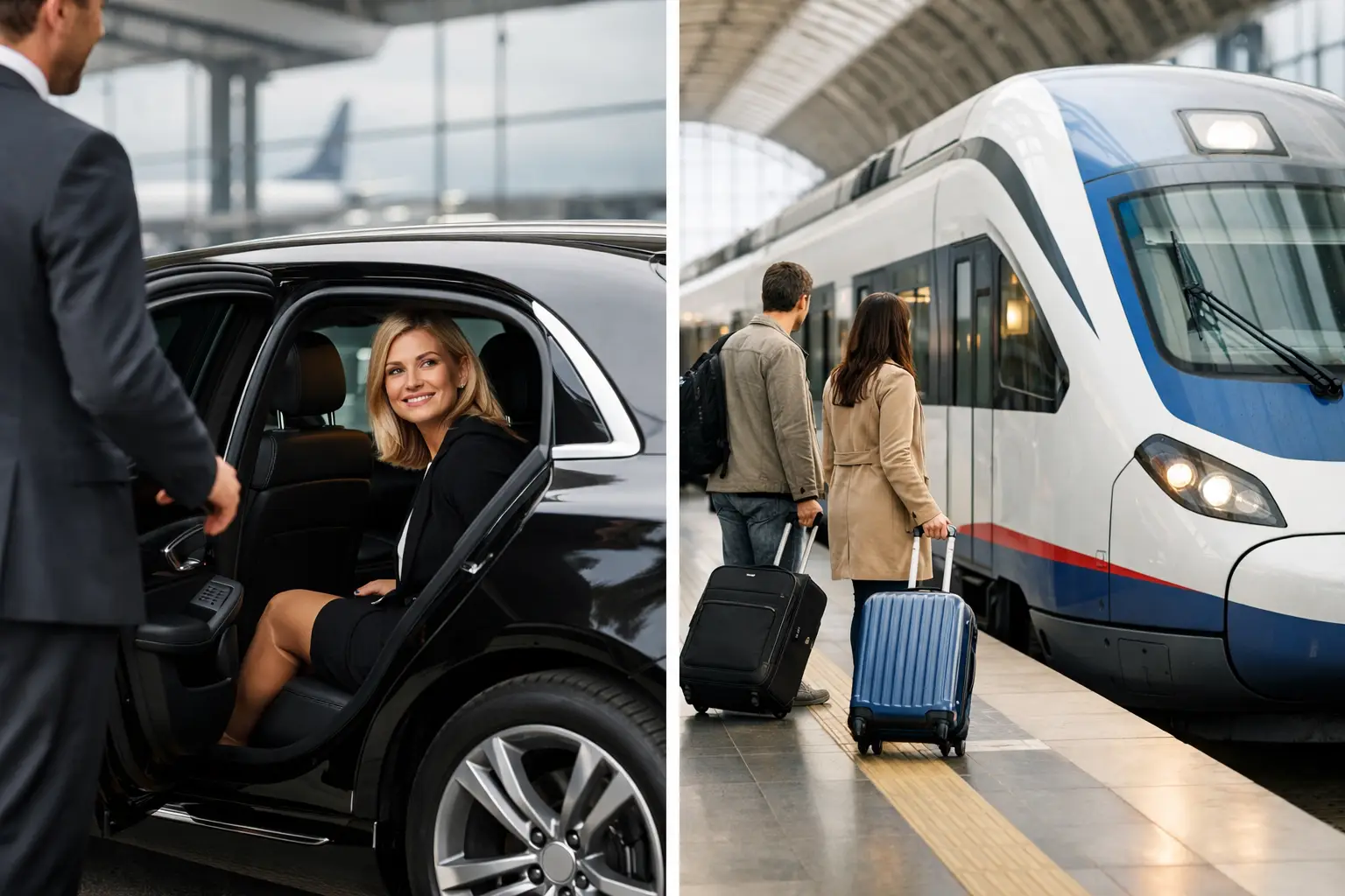 Private Transfer Versus Train for Airport Travel