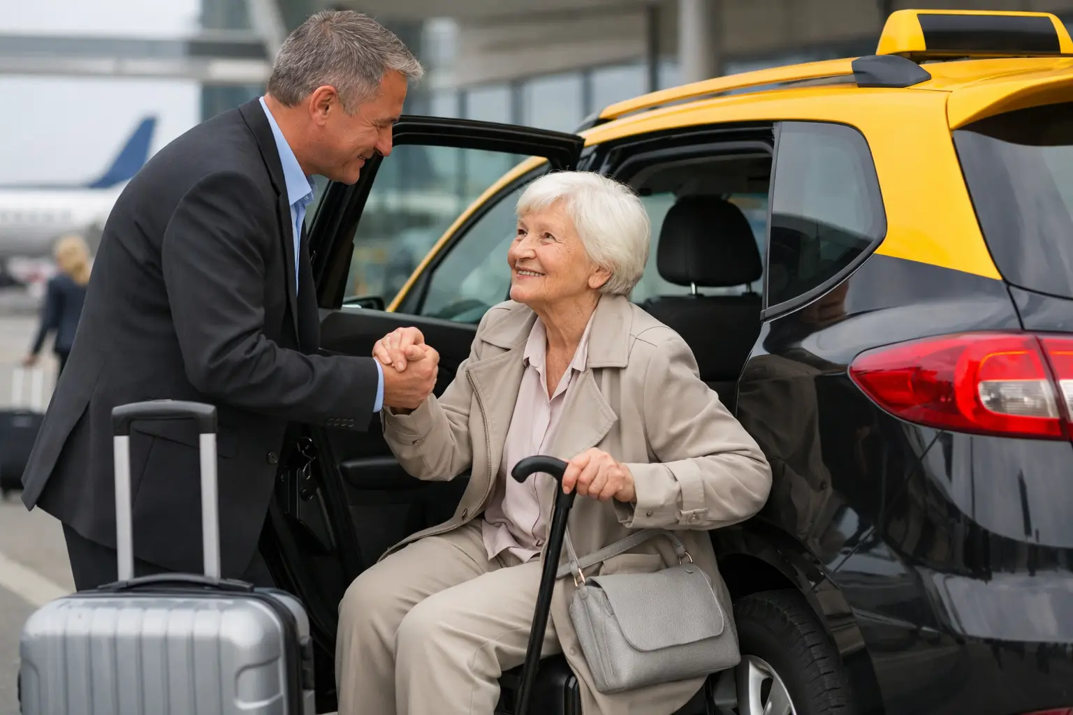 Choosing an Airport Taxi for Elderly Passengers