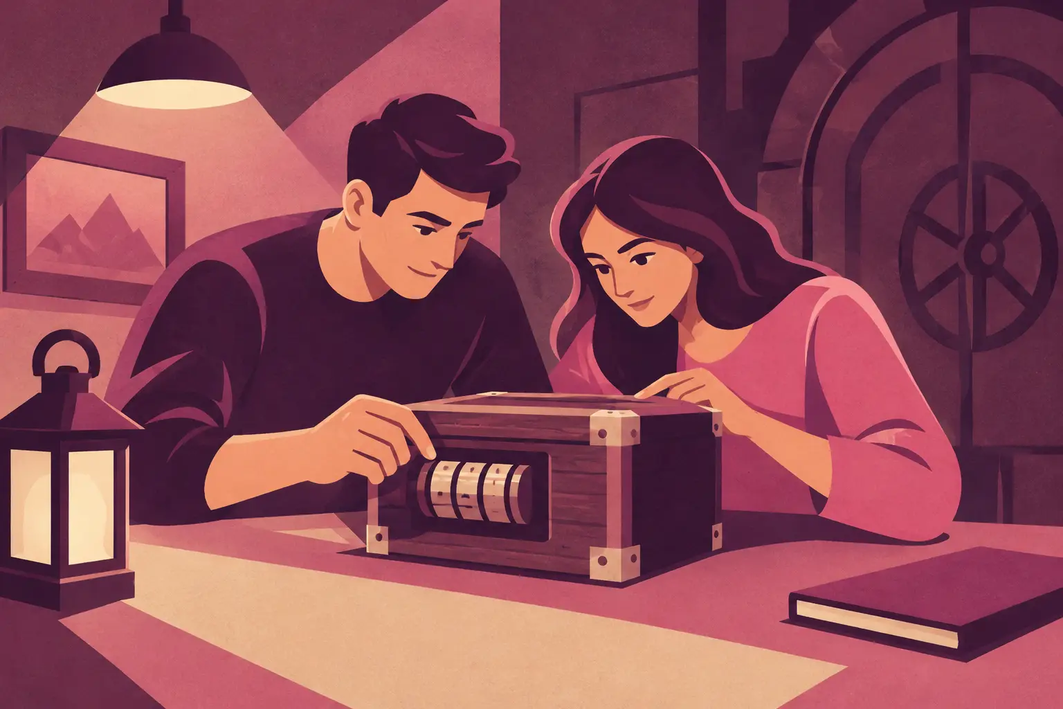 Can Couples Solve Escape Rooms? Yes, With a Plan