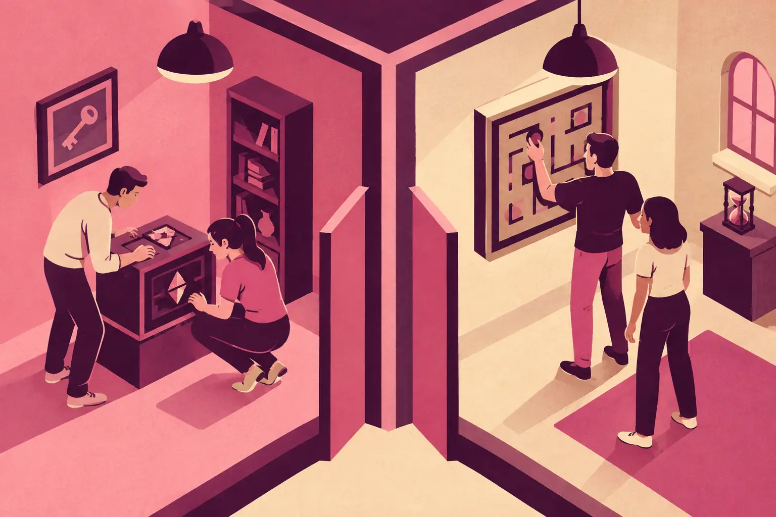 Can Groups Split Rooms at an Escape Room?