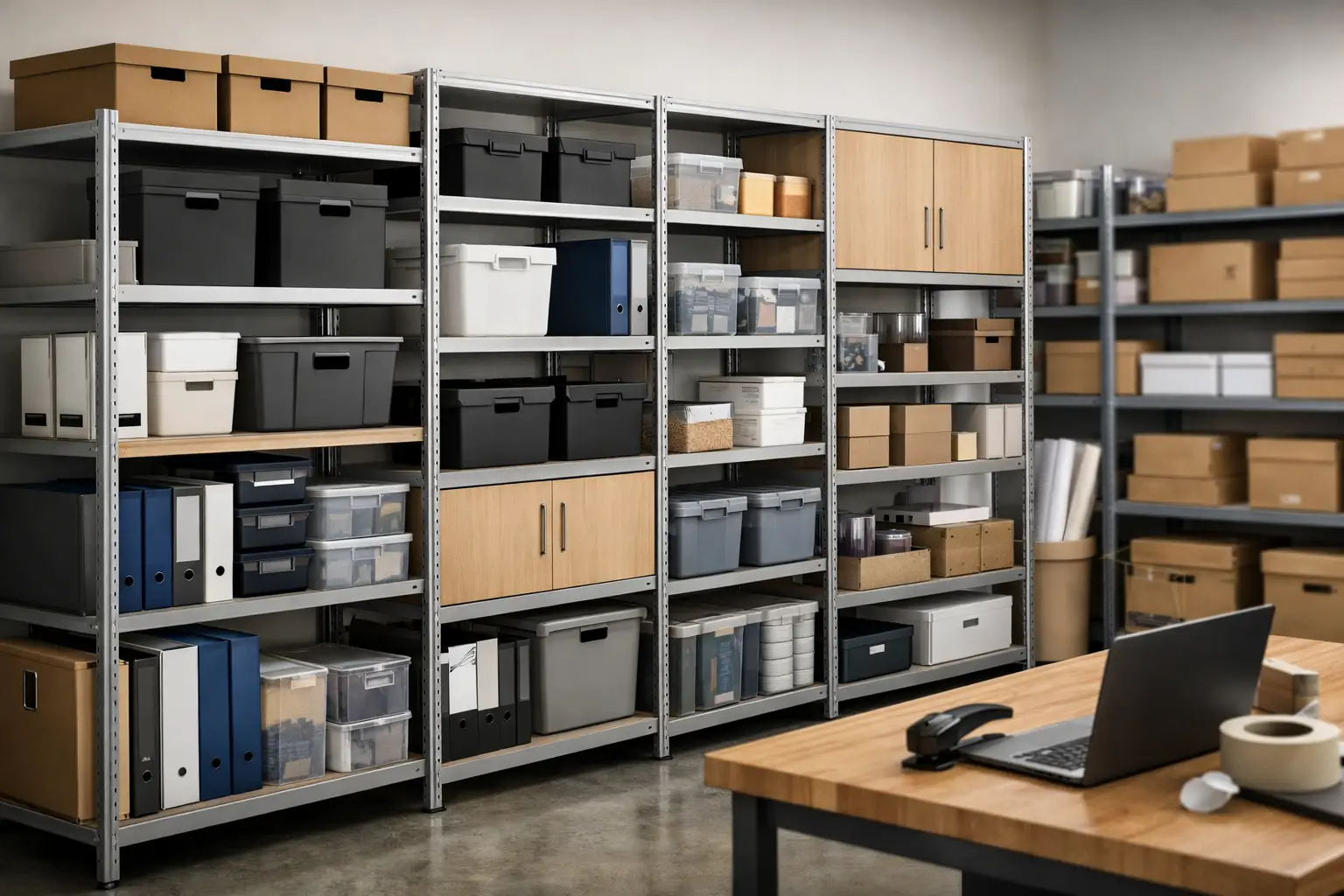 Modular Shelving for Efficient Business Storage