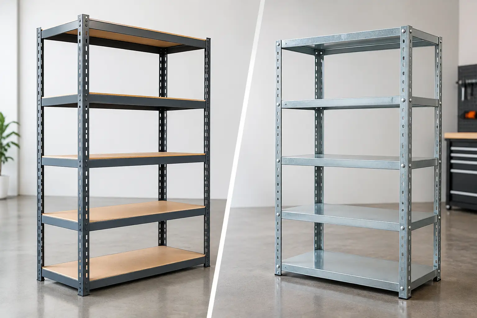 Boltless Shelving vs Rivet Shelving Compared