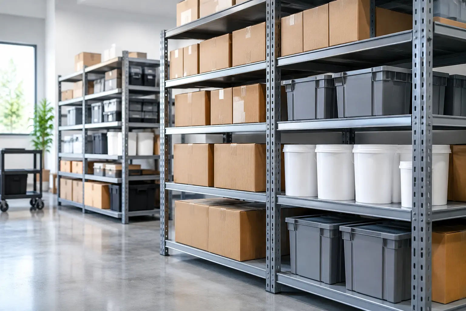 Steel Shelving for Better Commercial Storage