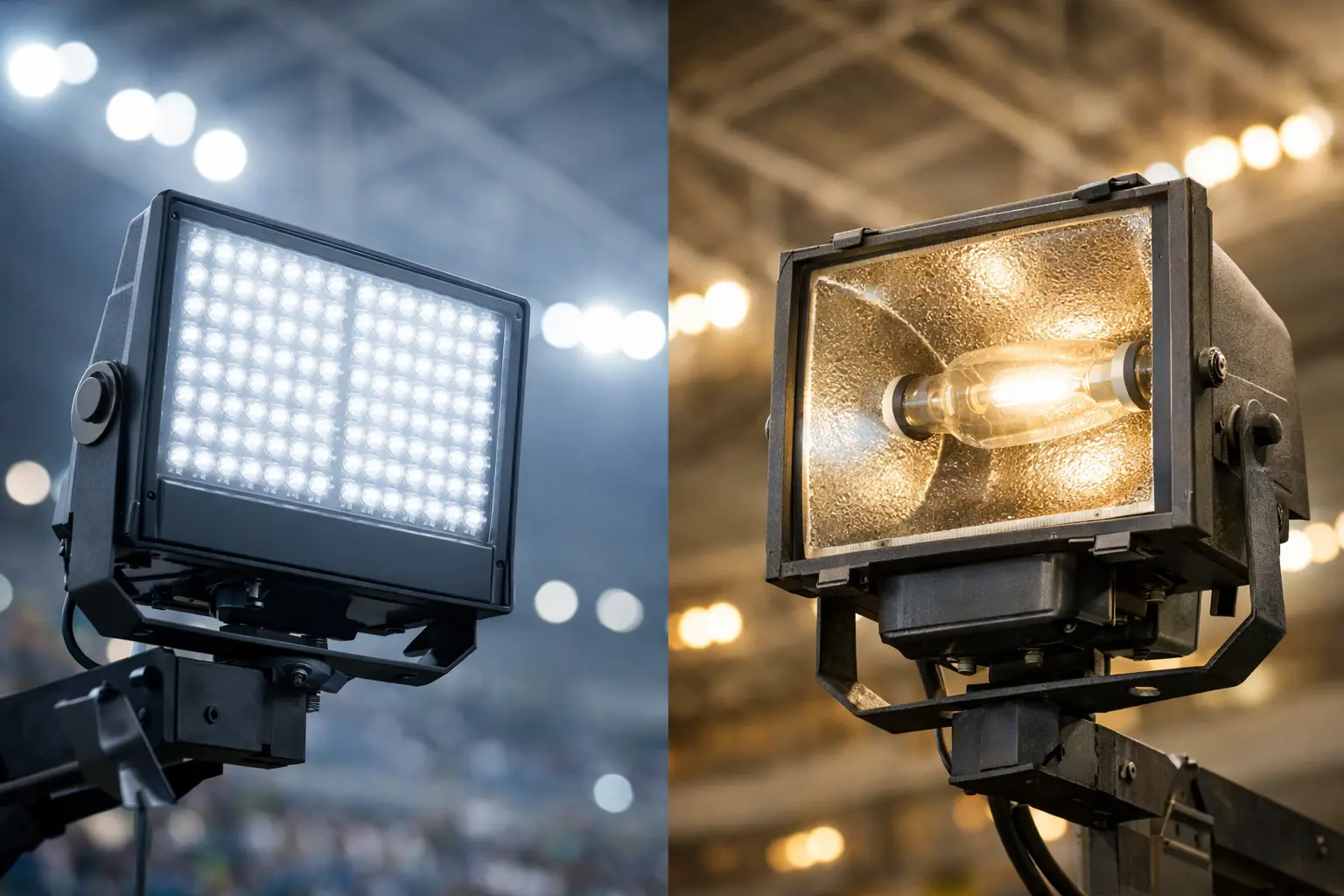 LED versus halogenuros metálicos para proyectos