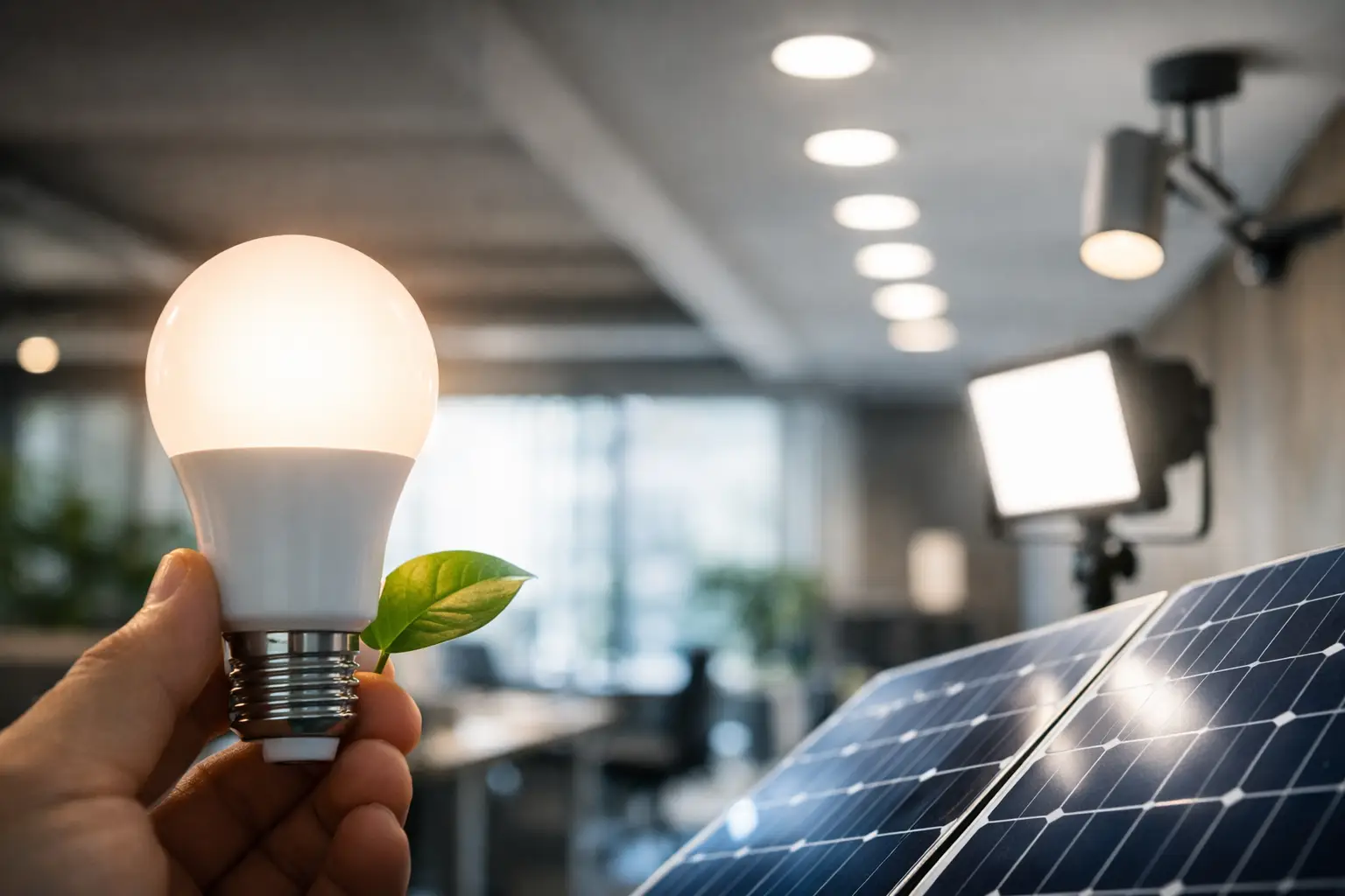 Eficiencia energética en iluminación profesional