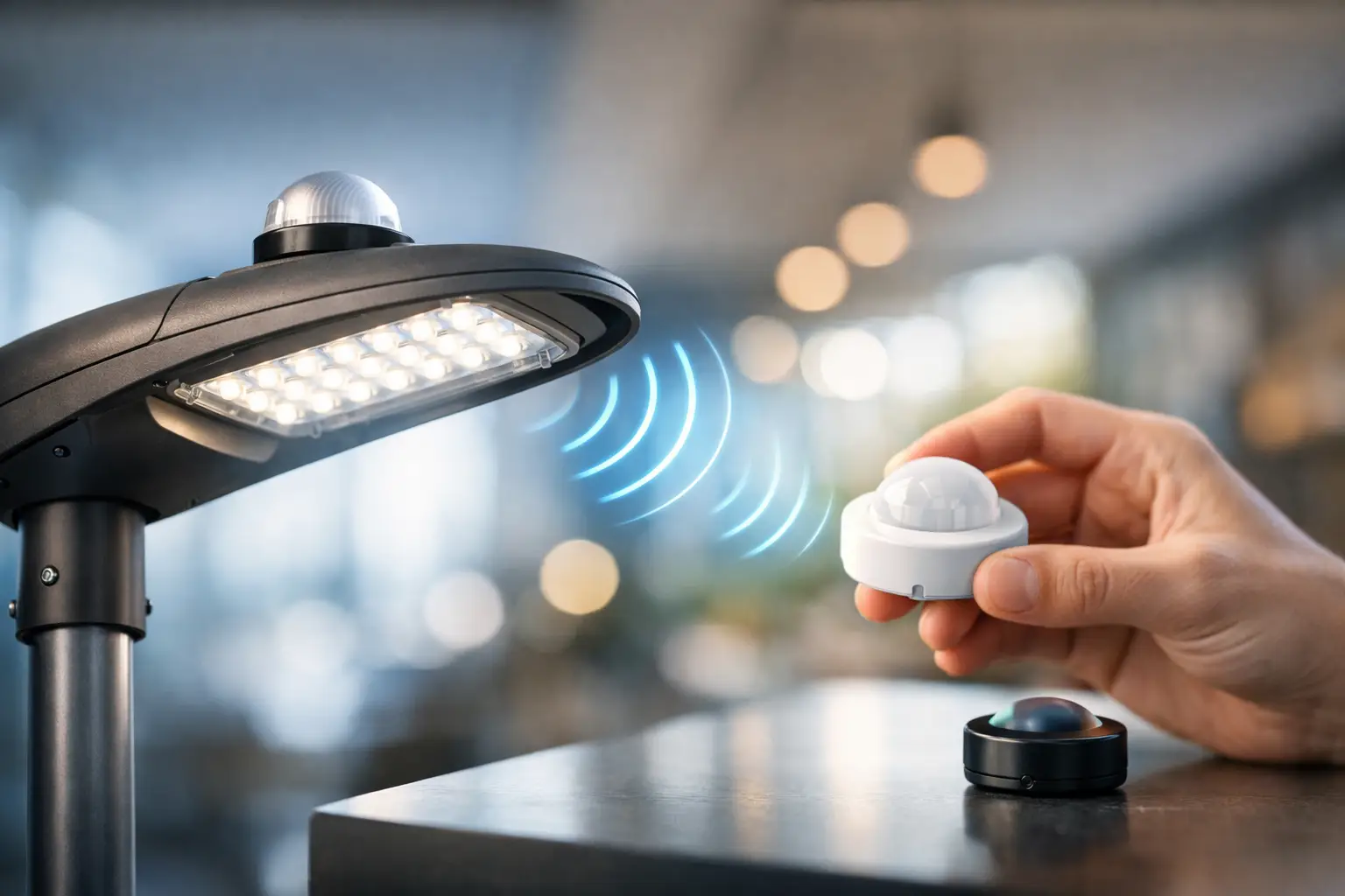 Sensores inteligentes para luminarias LED