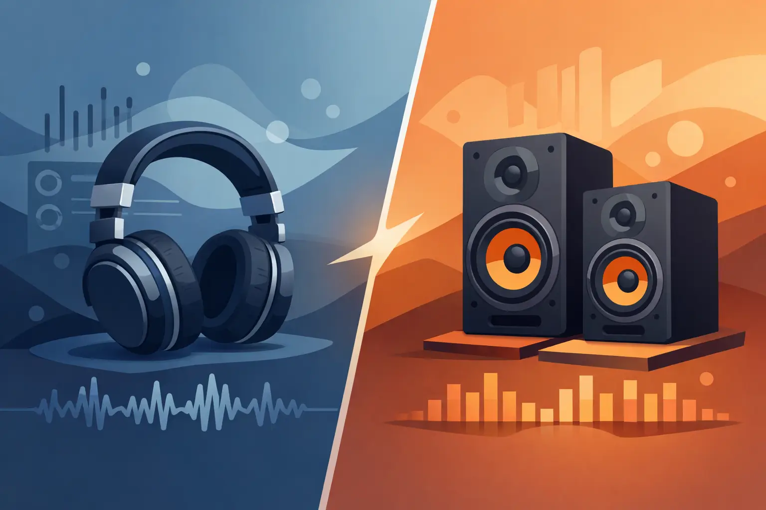 Headphones Versus Studio Monitors: Which Wins?