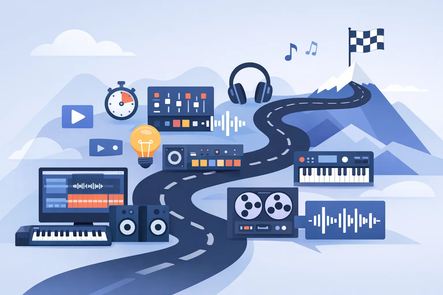 A Music Production Roadmap for Finishing Tracks