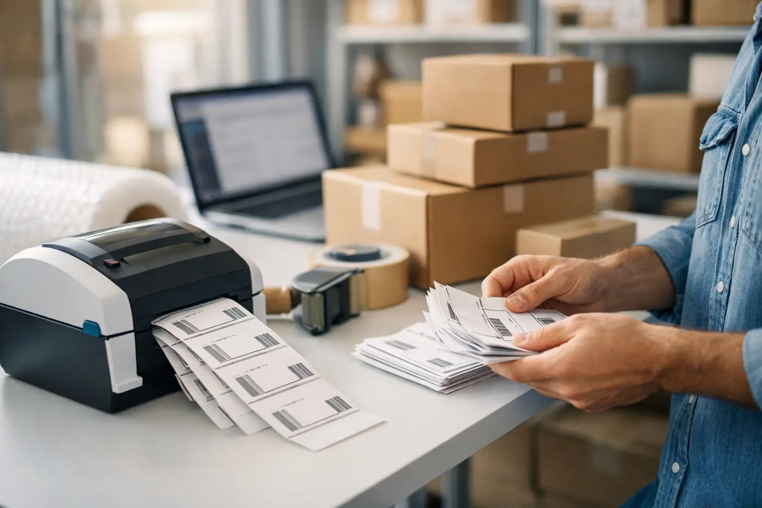 How to Batch Print Labels Without Shipping Chaos