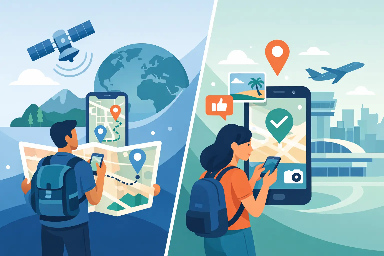 GPS Tracking vs Check In Apps for Travelers