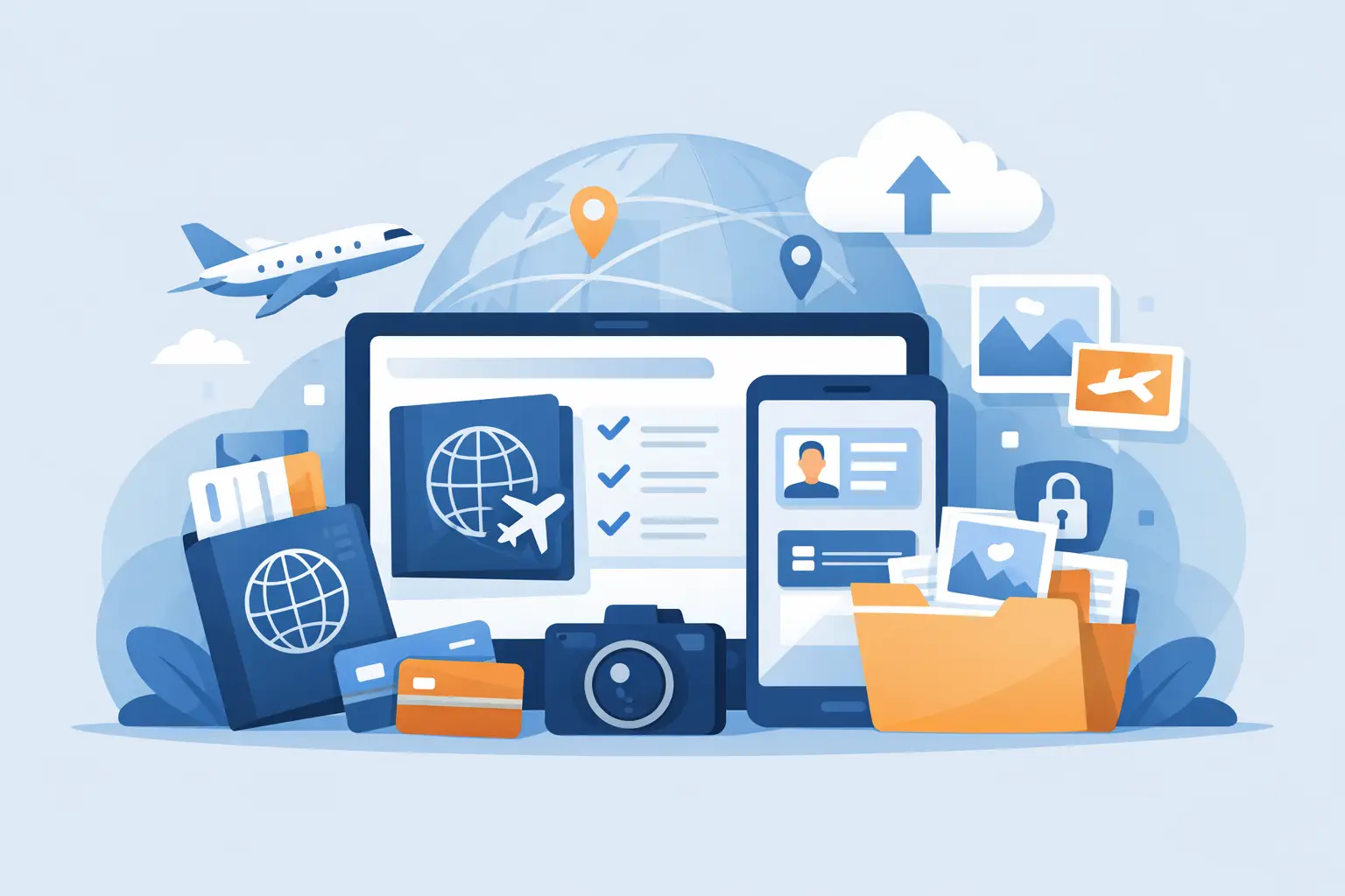 How to Manage Travel Documents Digitally